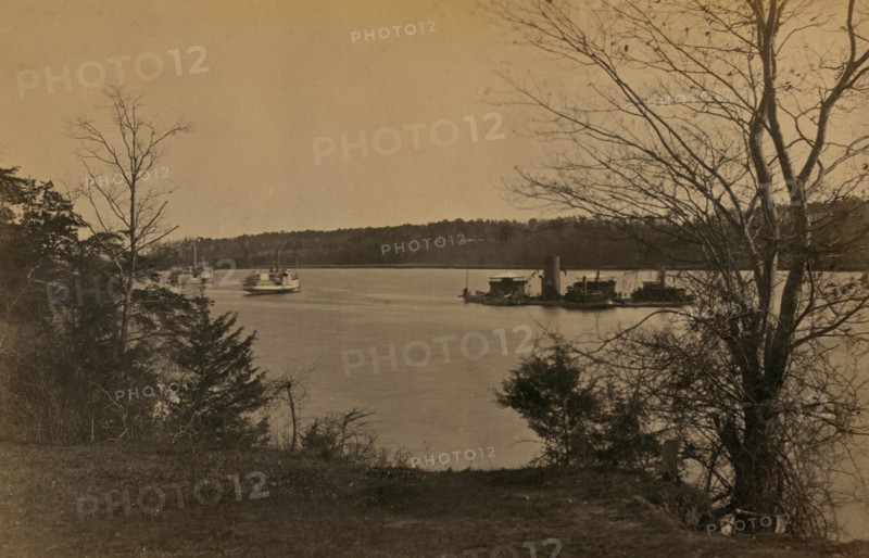 Double turreted ironclad monitor "Onondaga," James River 1863