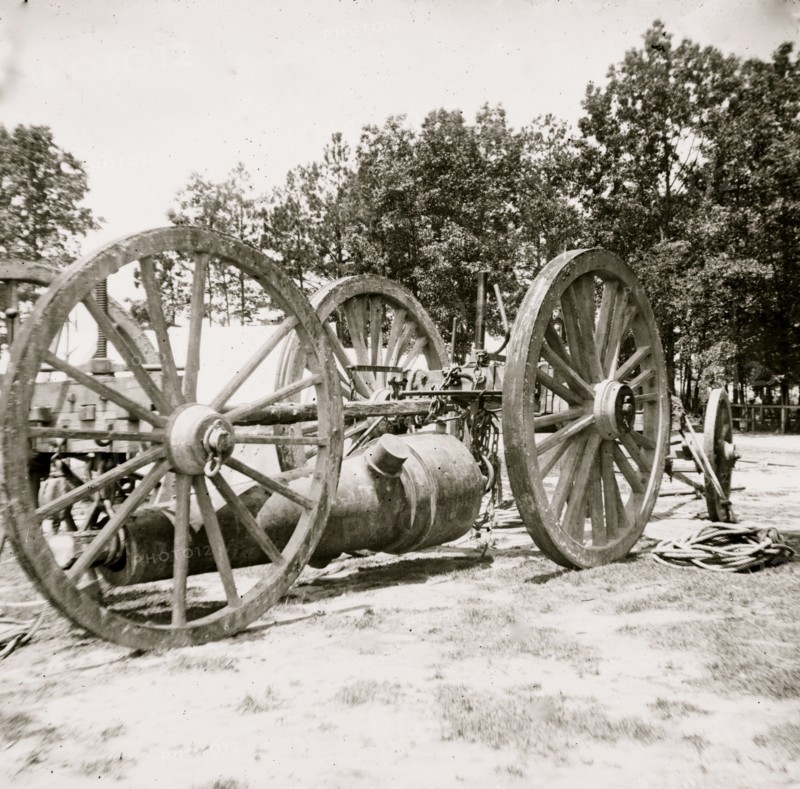 Drewry's Bluff, Virginia (vicinity). Sling for heavy artillery 1865