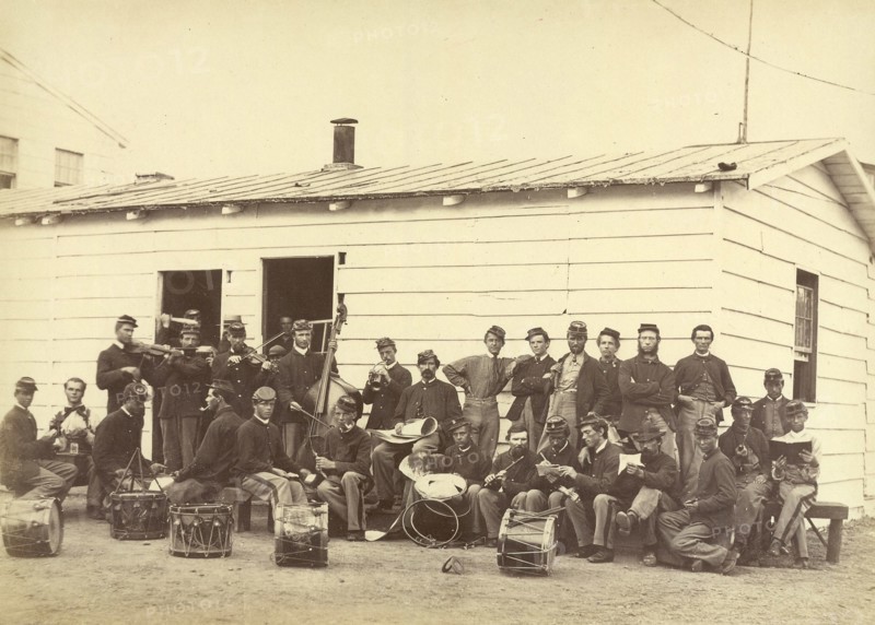Drum corps of 10th Veteran Reserve Corps 1865