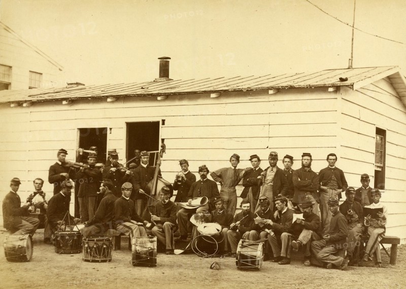 Drum corps of 10th Veteran Reserve Corps, Washington, D.C., April, 1865 1865
