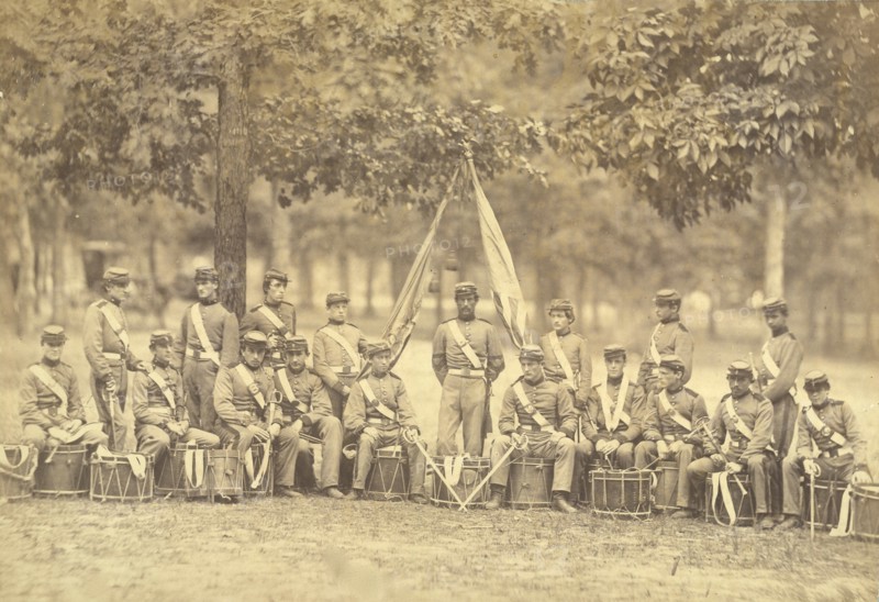 Drum corps, 8th New York State Militia, Arlington, Va., June, 1861 1863