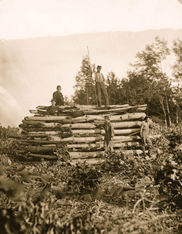 Elk Mountain, Maryland. Signal tower overlooking Antietam battlefield 1862