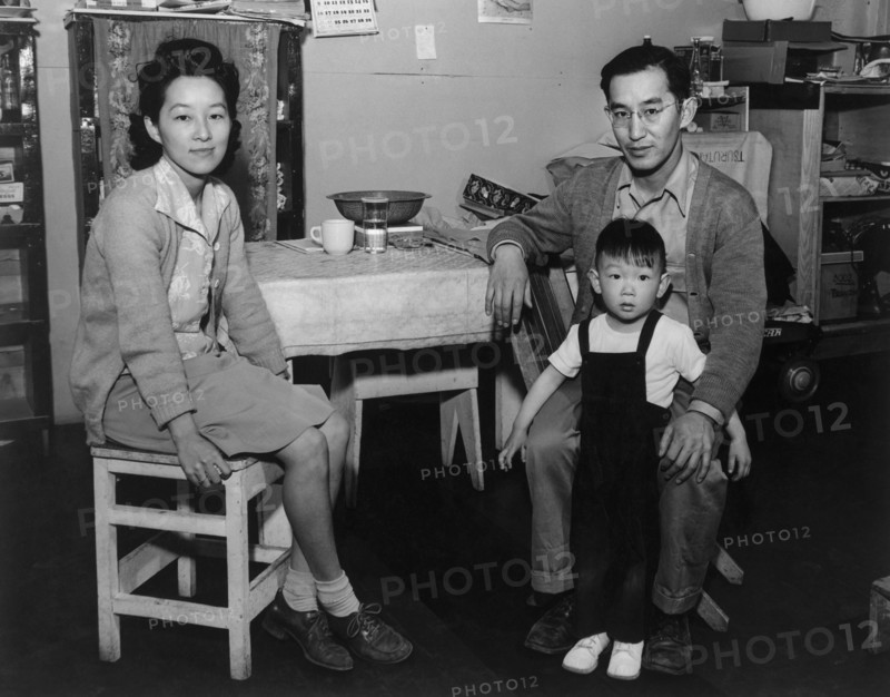 Mr. and Mrs. Henry J. Tsurutani and baby Bruce 1943