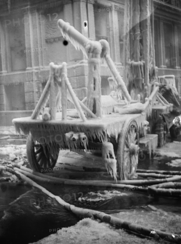 Firefighting Apparatus frozen beyond use