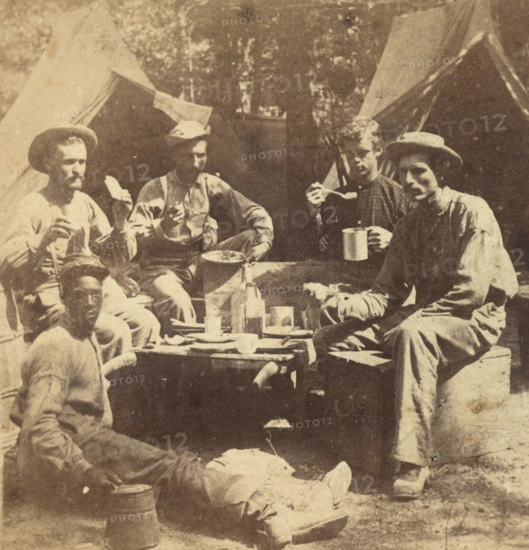 A Mess at the Front 1863
