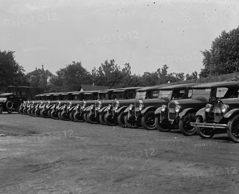 Fleet of Washington Times Cars 1925