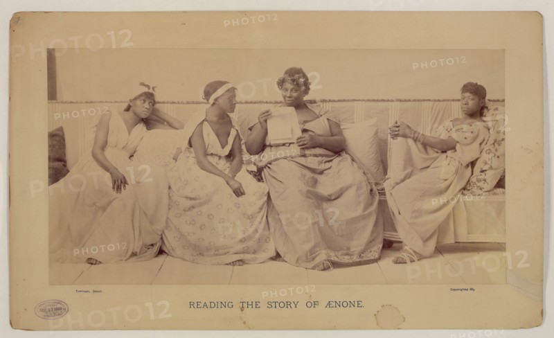 Reading the story Aenone 1889