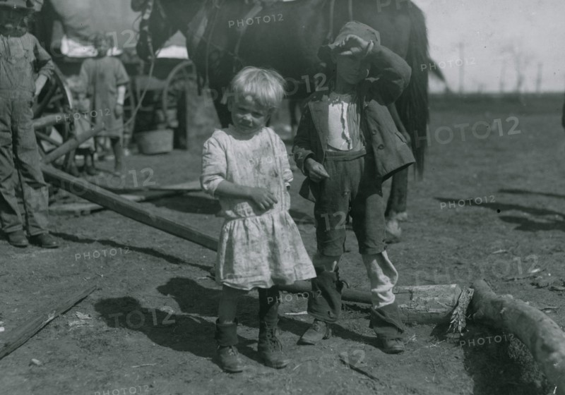 Four year old cotton picker who picks fifteen pounds a day regularly and seven year old who picks fifty pounds a day.  1915