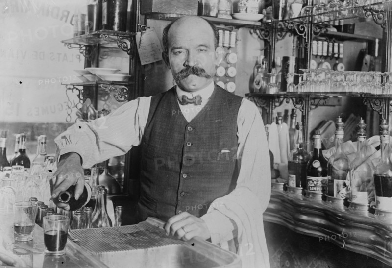 French Bartender Serving Another Drink