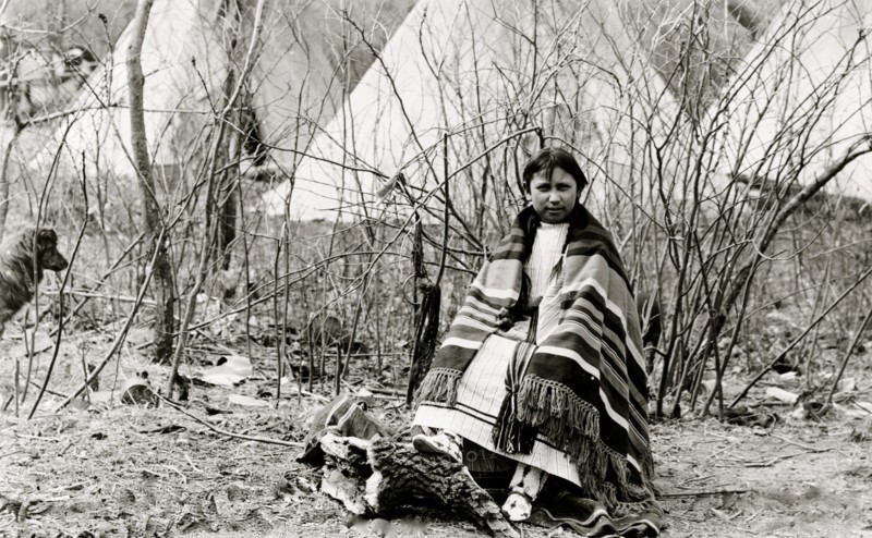 Minnie Chips, a Cheyenne belle Indian school girl  1908