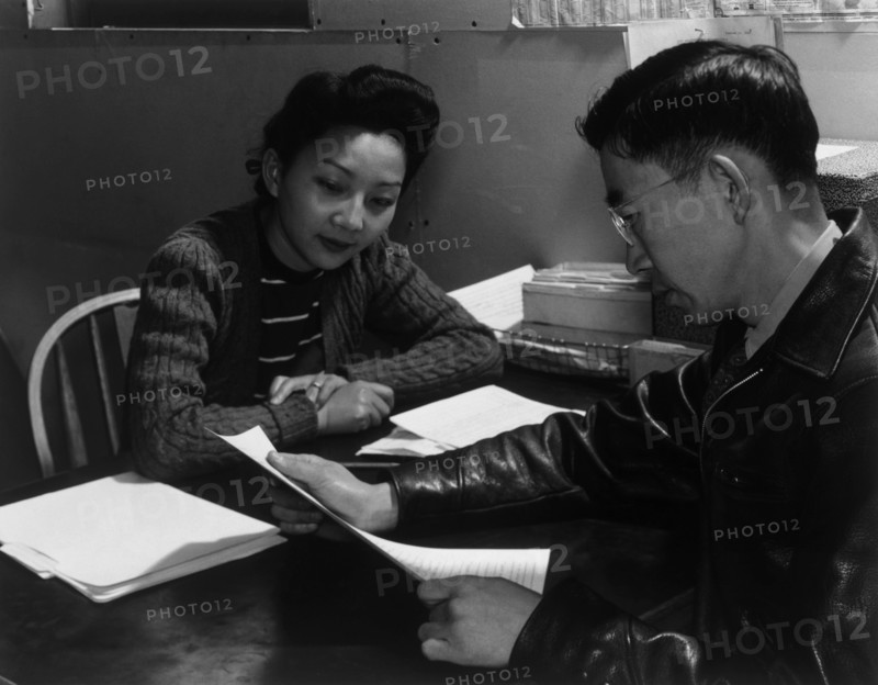 Fumiko Hirata and Mr. Matsumoto 1943
