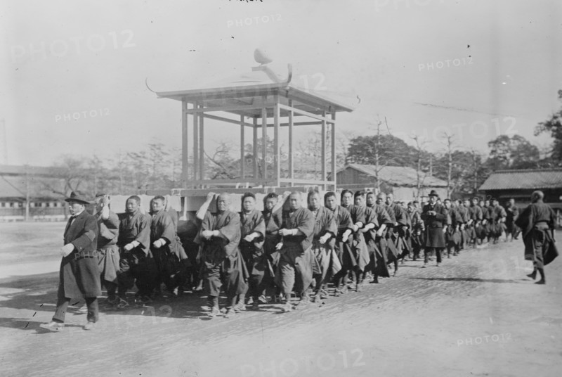 Funeral Cortege for Japanese Emperor Mutsuhito 1912