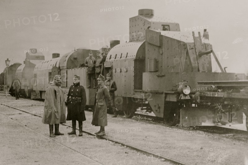 Austrian armored train in Galicia
