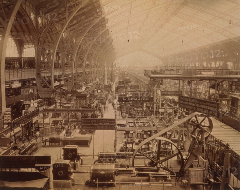 Gallery of Machines, Paris Exposition, 1889 1889
