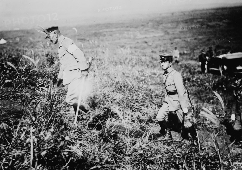 Gen. Akiyama and Crown. Prince of Japan