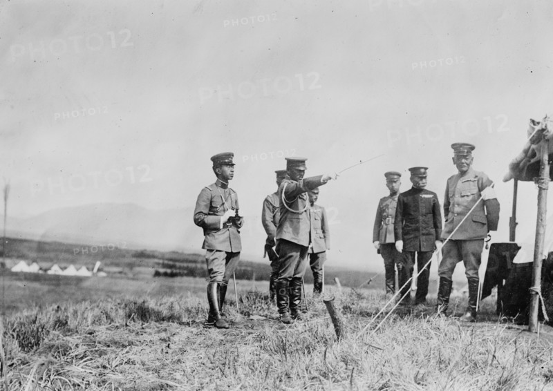 Gen. Akiyama and Crn. Prince of Japan