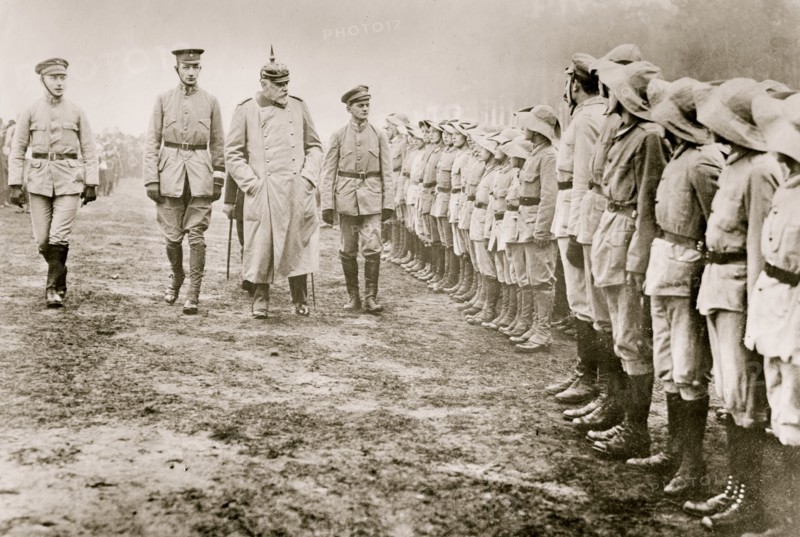 Gen. Von Stenglin and Boy Scouts, Berlin
