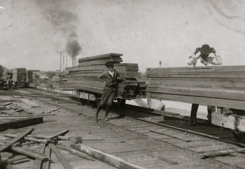 Utility Worker in Sawmill 1914