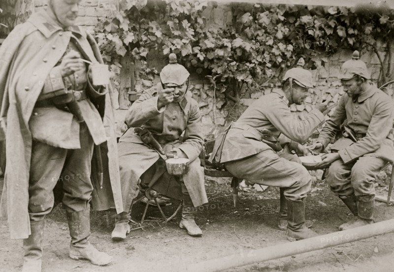 German Artillerists on Firing Line, Verdun