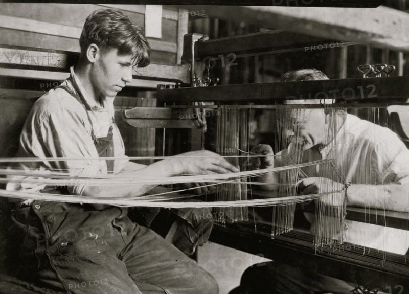 Giving Instruction on the manufacturing of silk 1924