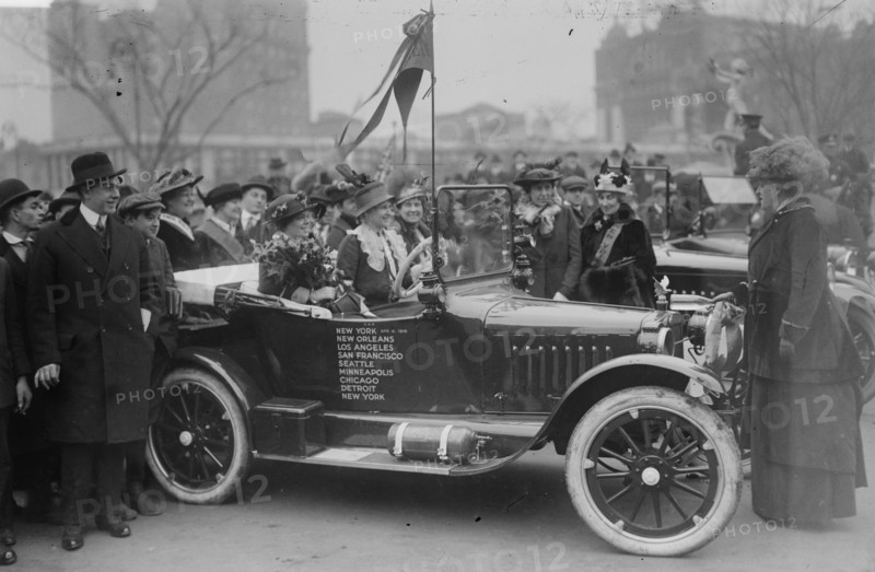 Golden Flyer leaving N.Y., 4/6/16 1916
