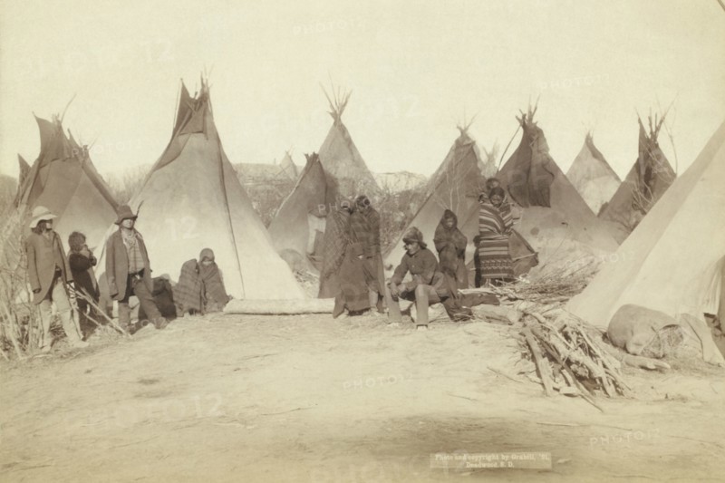 Native American Encampment - Lakota Indians 1890