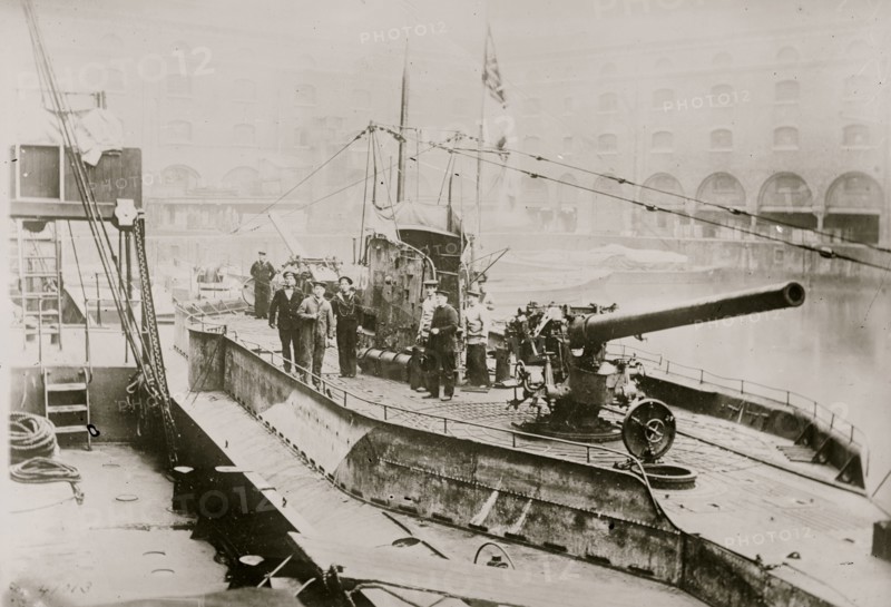 Gun on U Boat Submarine L57