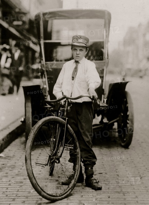 Harvey Buchanan, Irish boy messenger. 1910
