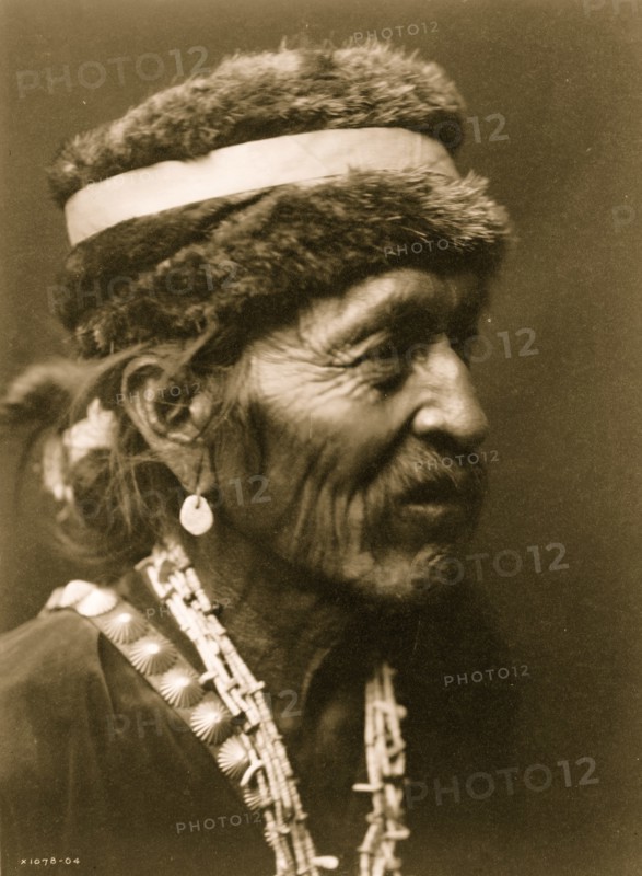 Navajo with fur cap 1905