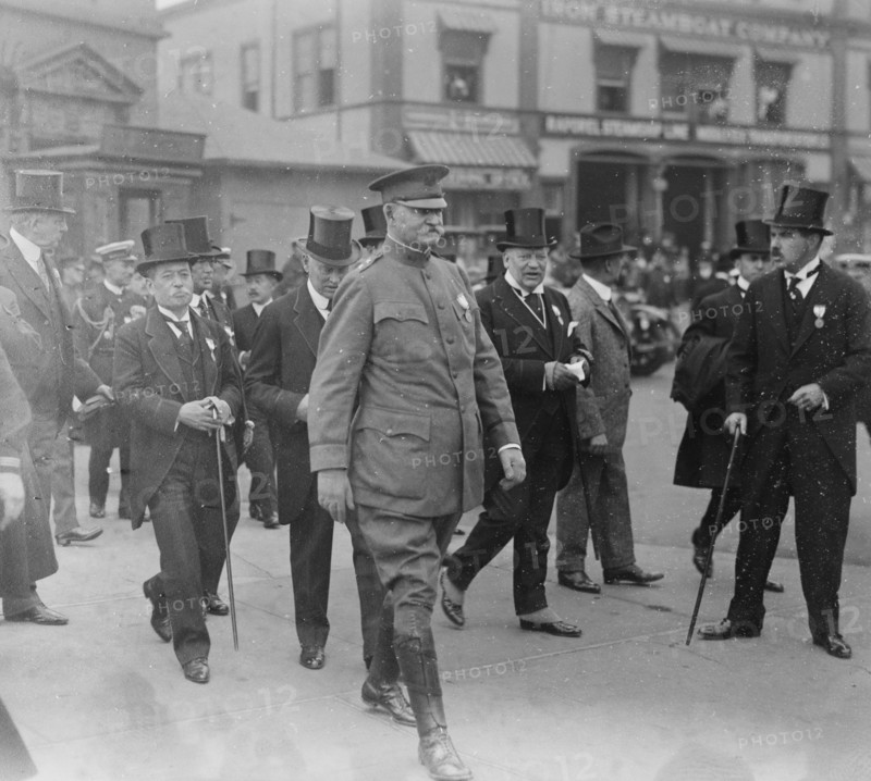 Japanese Diplomats Tour the Battery in New York  1925