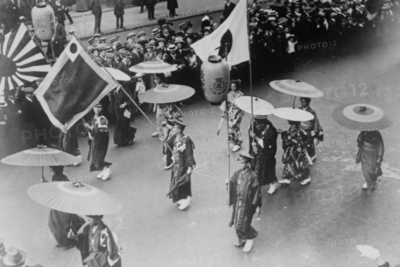 Salvation Army Parade down the Streets of Tokyo 1914