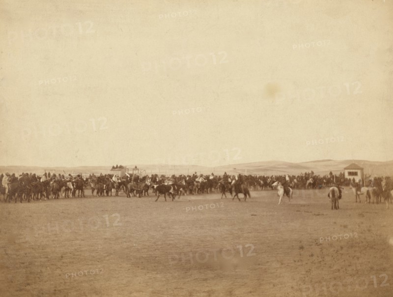 Beef issue to Indians 1891