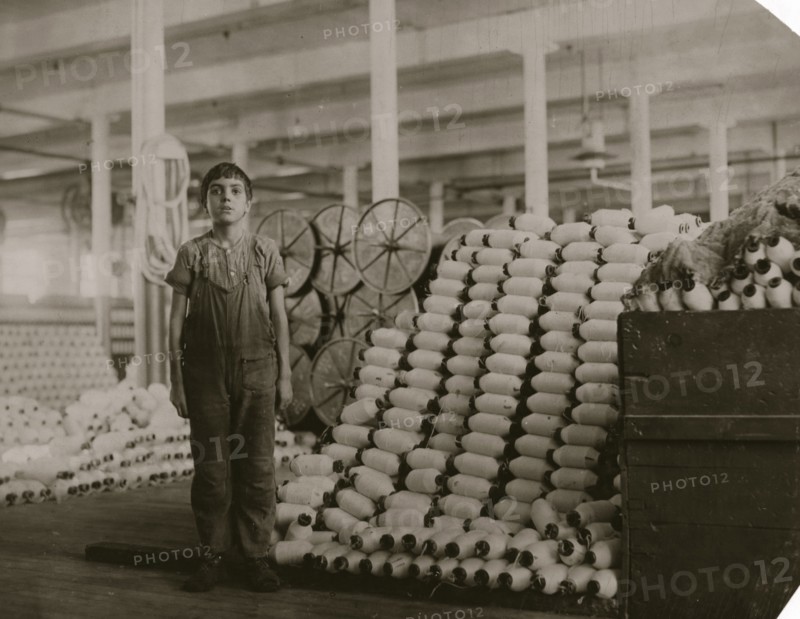 Manuel Miranda, Very young boy, has been doffer in card room of Cornell Mill for 6 months. 1912