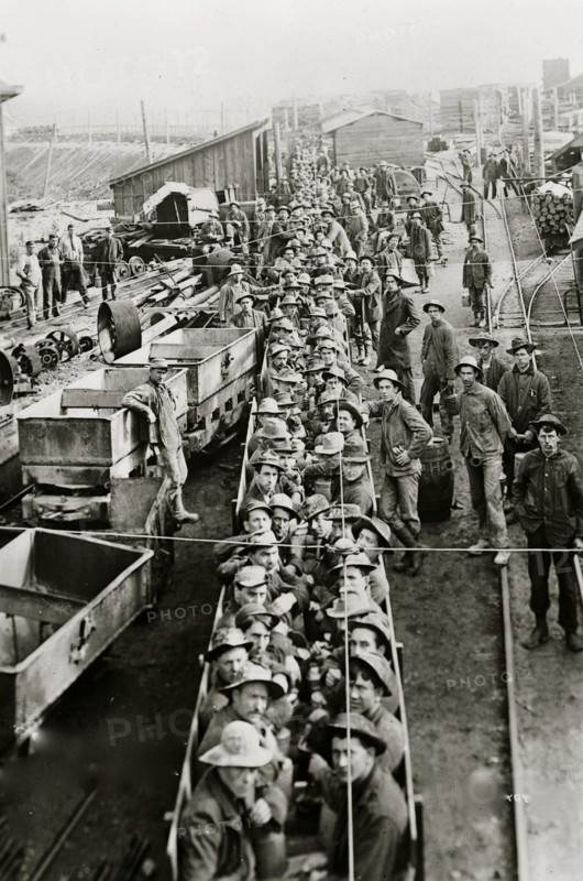 Going to work 1909