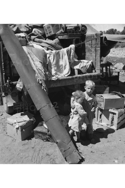Migratory children living in "Rambler's Park."  1939