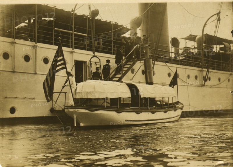 Embarking on the "Mayflower" 1905