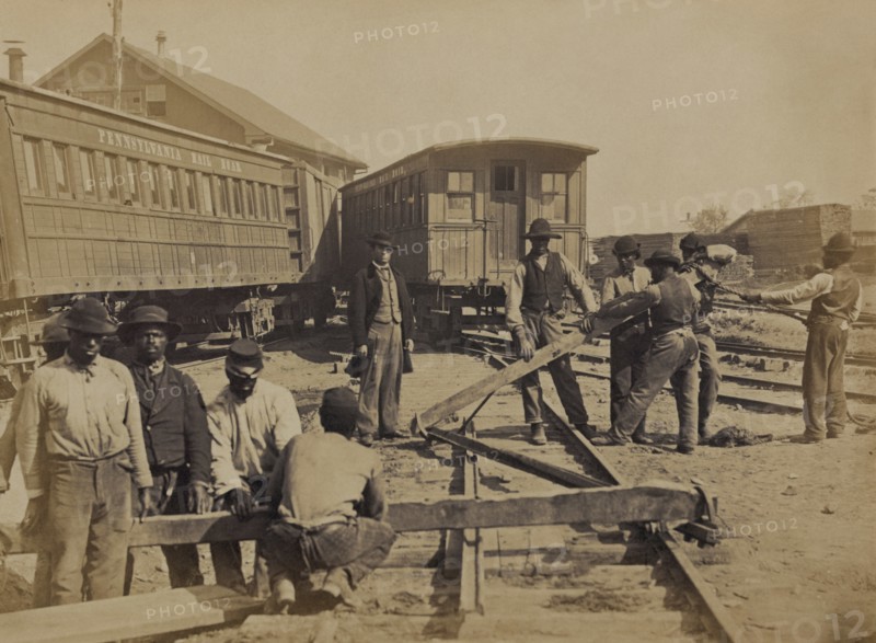 African American Railroad Construction 1863