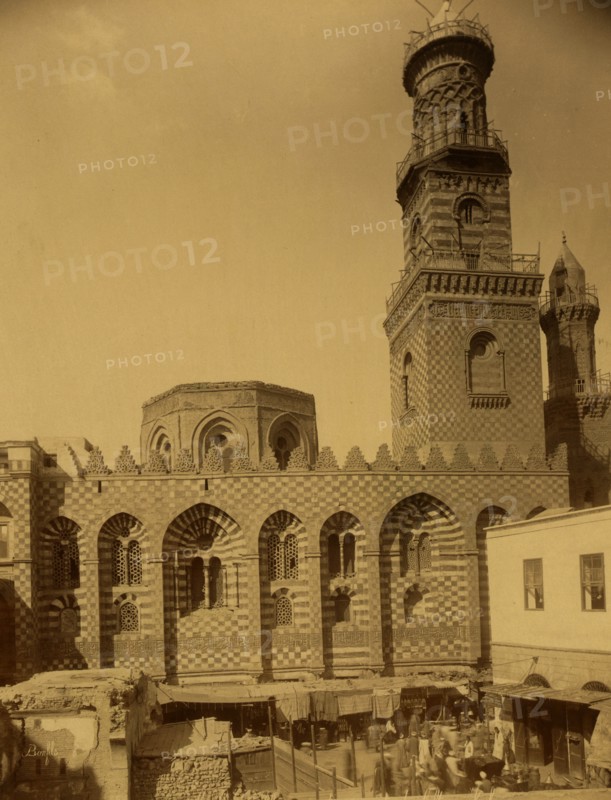 Minaret and mosque of Sultan Qalawun. 1880