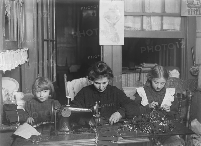Family Manufactures Garters 1908