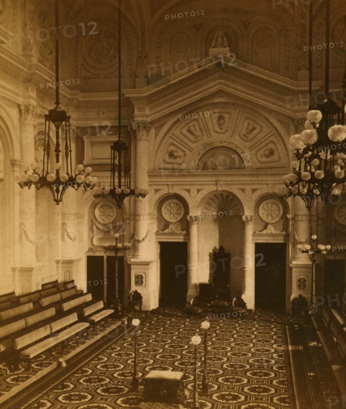 Masonic Hall - Philadelphia - Interior 1873