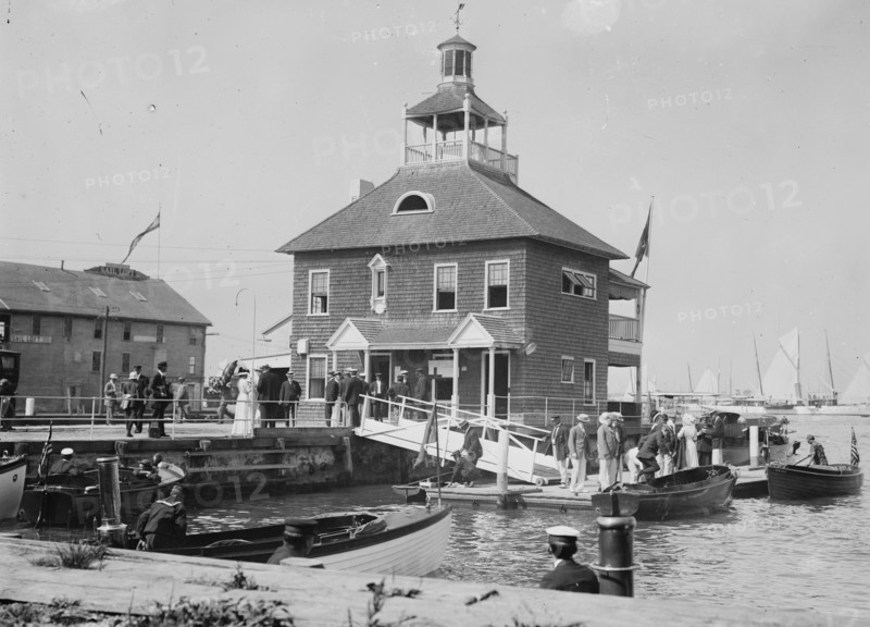 New York Yacht Club Landing at Newport , Rhode Island 1912
