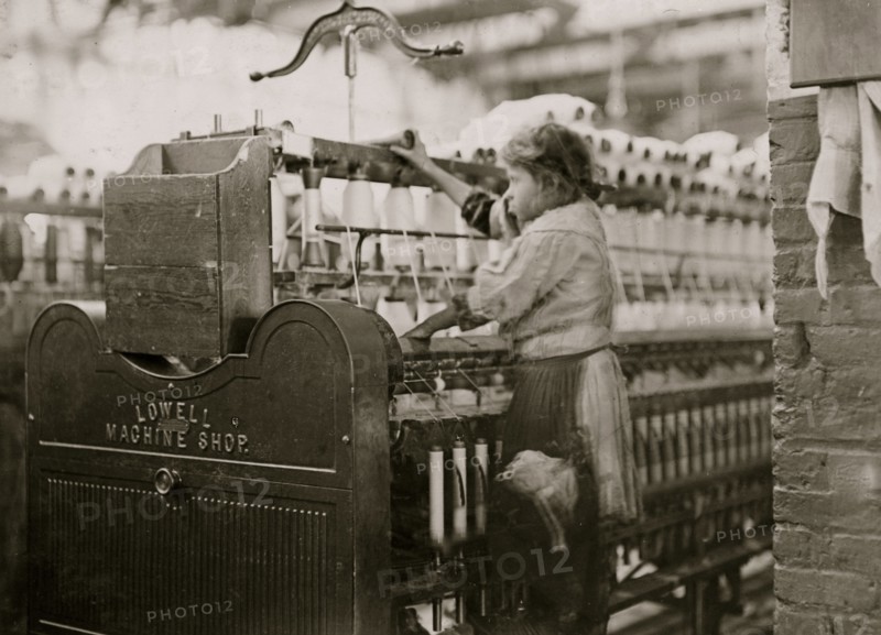 A young Polish spinner in the Quidwick Co. Mill. Anthony, R. I 1909