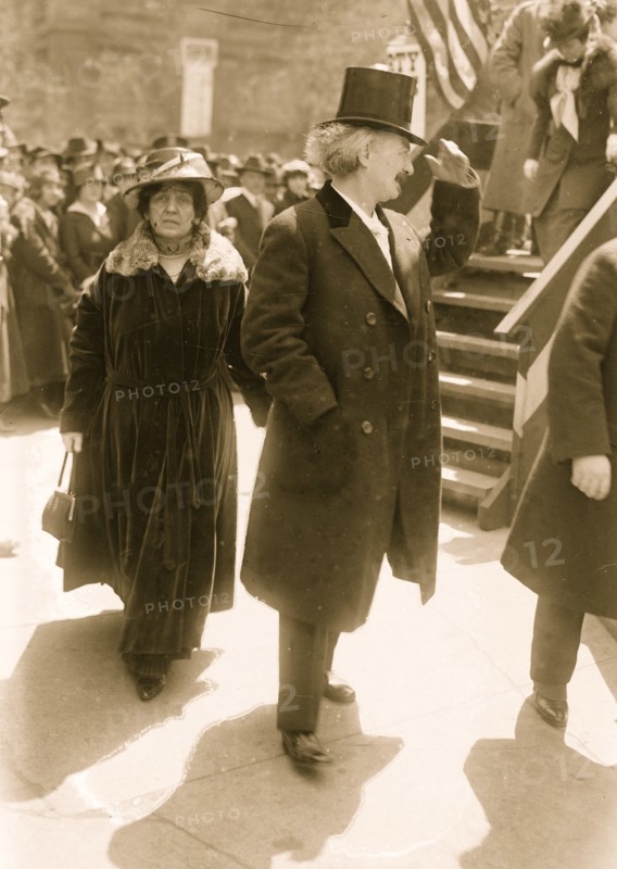 Paderewski & wife nown