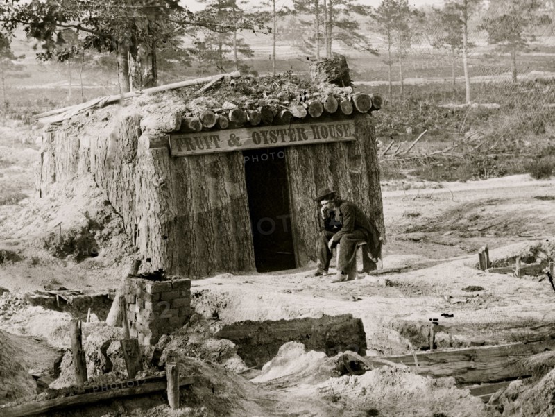 Petersburg, Va. Sutler's bomb-proof "Fruit and Oyster House" 1863