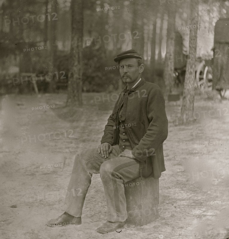 Petersburg, Virginia (vicinity). Military telegraph operator, headquarters, Army of the Potomac 1864