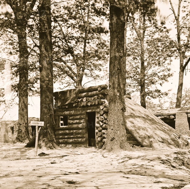 Petersburg, Virginia. Bomb-proof at Fort Stedman 1865