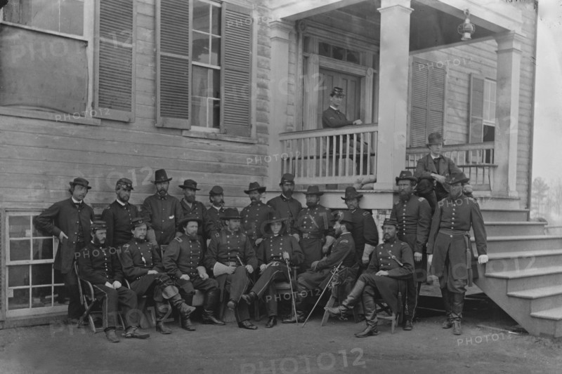 Petersburg, Virginia. Surgeons of 10th Army Corps 1865
