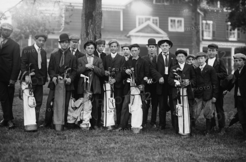 Private Golf Club Caddies at Baltusrol in New Jersey