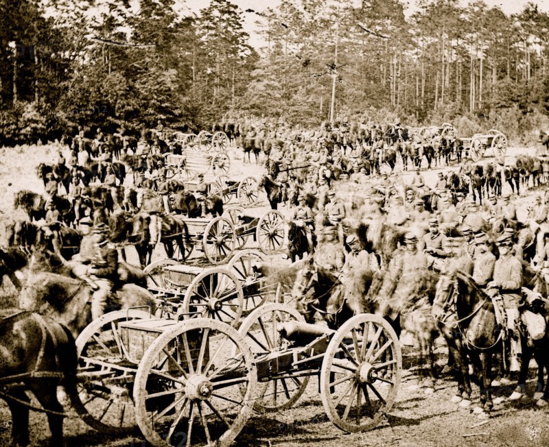 Richmond, VA. Wagon park [crossed out] Fair Oaks, June 1862 1863
