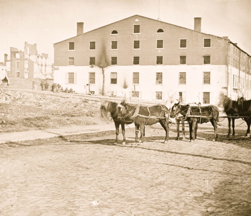Richmond, Virginia. Libby Prison. 1865
